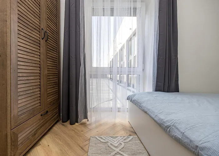 Jaukus Apartamentai Palangoje Su Baseinu شقة *